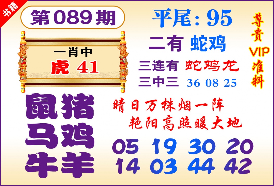 089期澳门九龙天书[图]